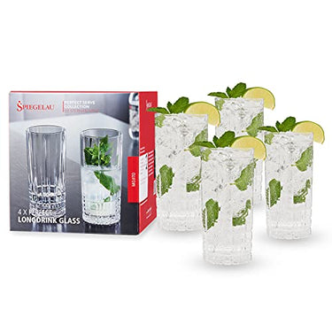 Spiegelau 4-teiliges Londrinkgläser-Set, Cocktialgläser, Kristallglas, 350 ml, Perfect Serve, 4500179 im Sale